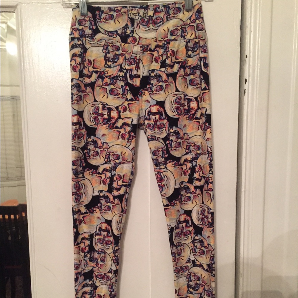 Lularoe *Brand New* Skull Halloween Leggings